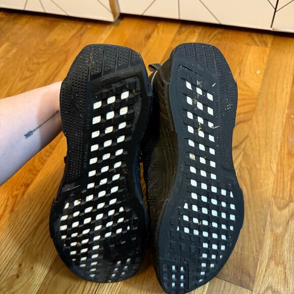 Reebok Men 9.5 Fusion Flexwave Work Athletic Shoe Black Tennis Sneaker Comp Toe - Picture 5 of 8